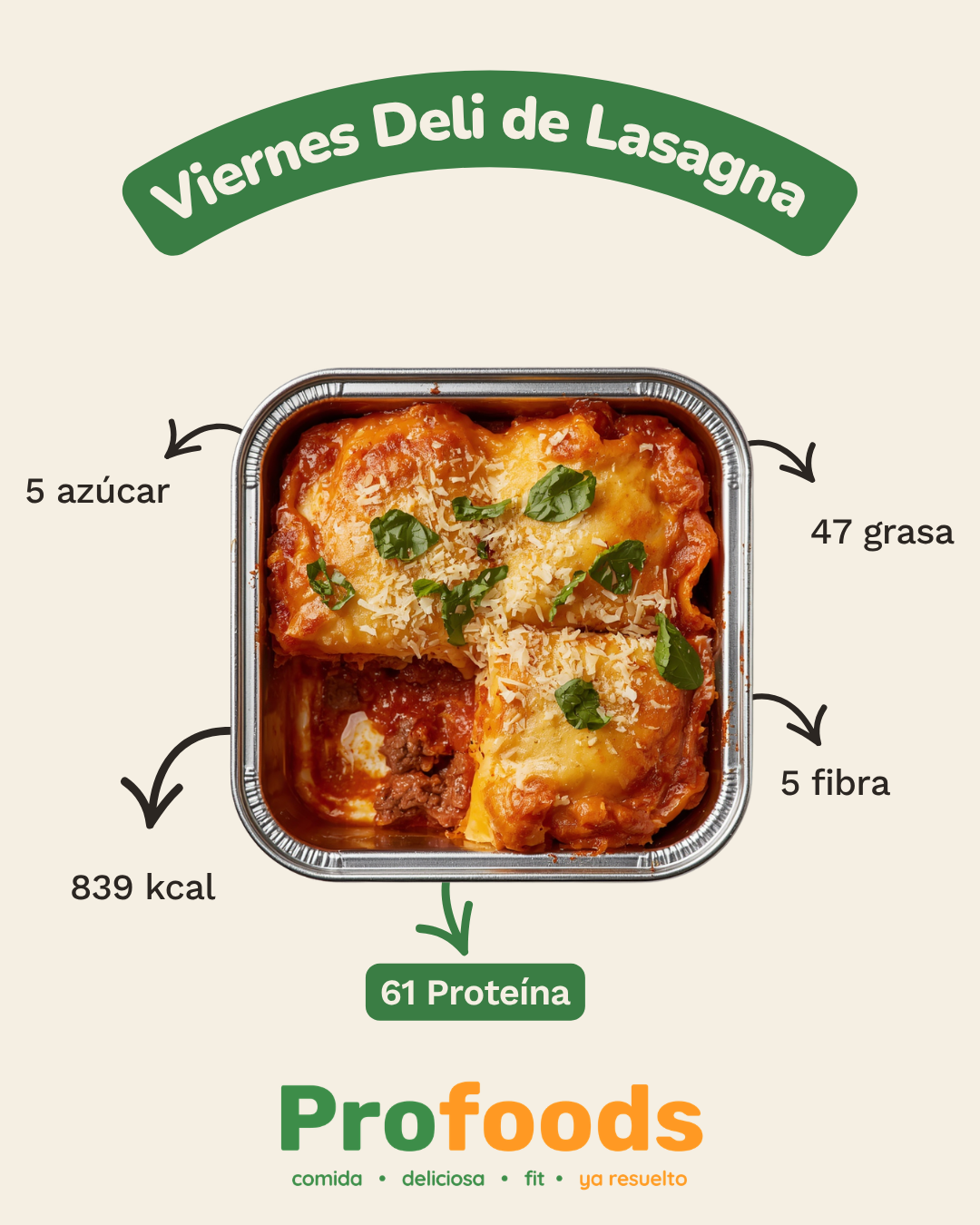 Lasagna de carne